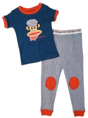 NWT Paul Frank Toddler Julius Monkey 2-piece Sleepwear / 24 Mon